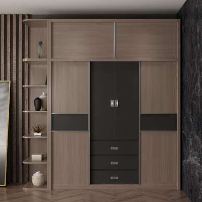 modern bedroom wall wooden wardrobe design for the bedroom