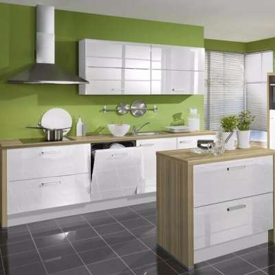 Optional Color Solid Wood Wholesales Kitchen Cabinet