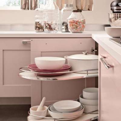 2019 New Design Wood Grey Organizer Kitchen Cabinet