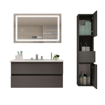 Bathroom Vanity Sets Hotel Bathroom Vanity Cabinets PVC Bathroom Cabinet With Mirror