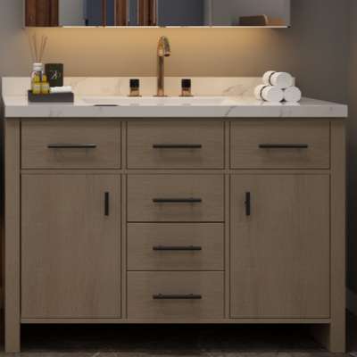 Attractive Price New Type Provide Online Technical Support Modern Style Vanity Bathroom Cabinet