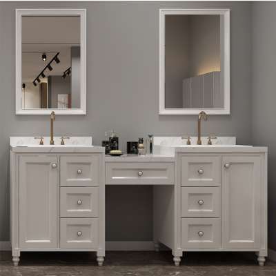 Promotional Various Durable Using Melamine Material Custom Bathroom Vanity Furniture