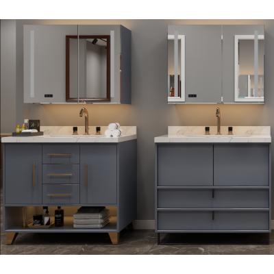 Light luxury smart bathroom cabinet cabinet basin bathroom