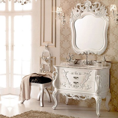 French luxury bathroom cabinet washbasin cabinet combination toilet European style washbasin